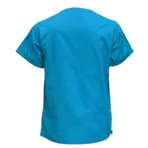 Rescuewear Medizinischer Schlupfkasack 33108 kurze Ärmel Enamelblau – Bild 2