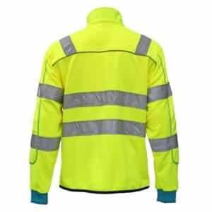 Rescuewear Sweatjacke 33359 Dynamic HiVis Klasse 3 Enamelblau / Neon Gelb – Bild 2