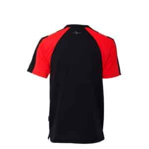 Rescuewear Shirt O-hals 33460 kurze Ärmel Advanced Schwarz / Neon Rot – Bild 2