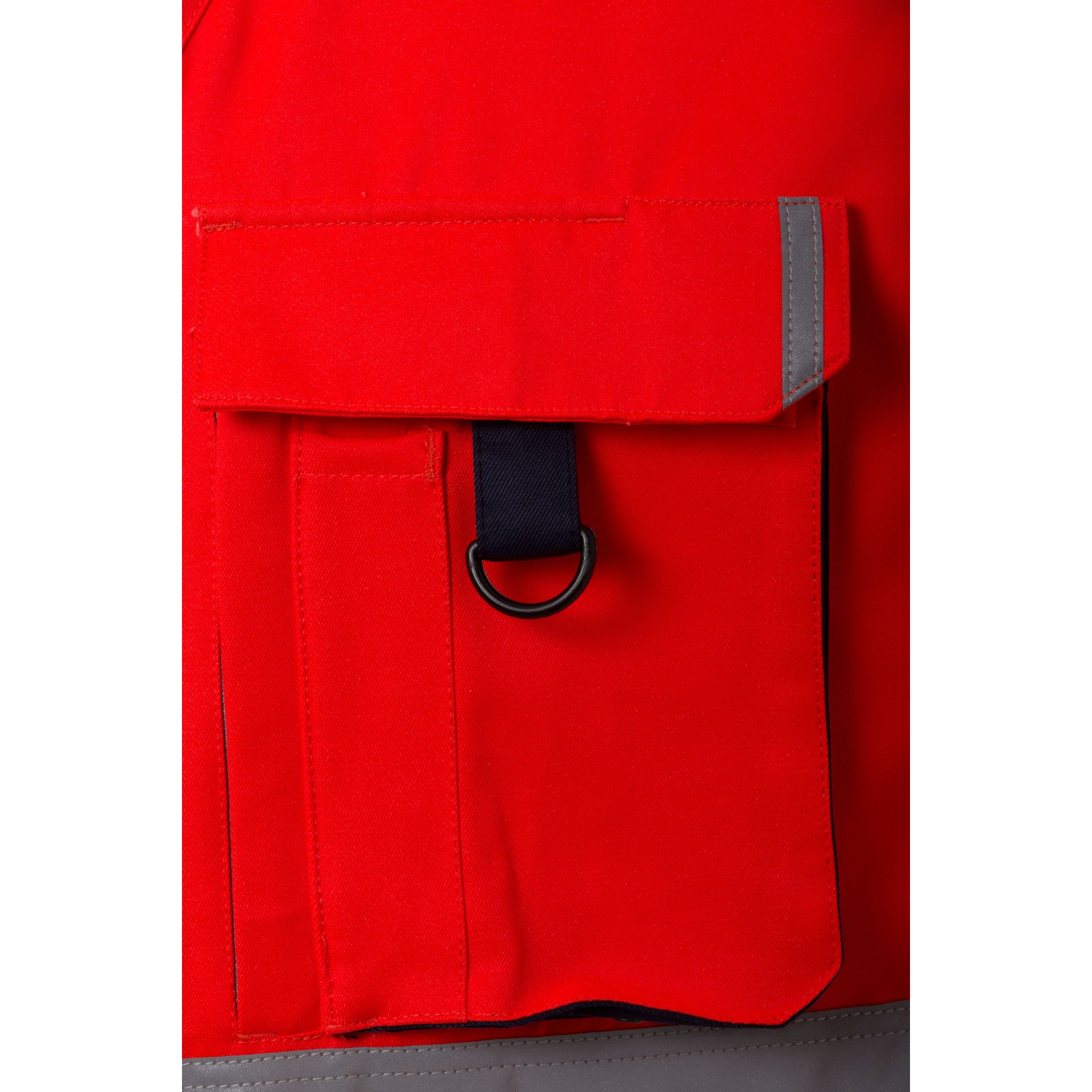 Rescuewear Sommerweste 33659 Dynamic HiVis Klasse 1 Marineblau / Neon Rot – Bild 3