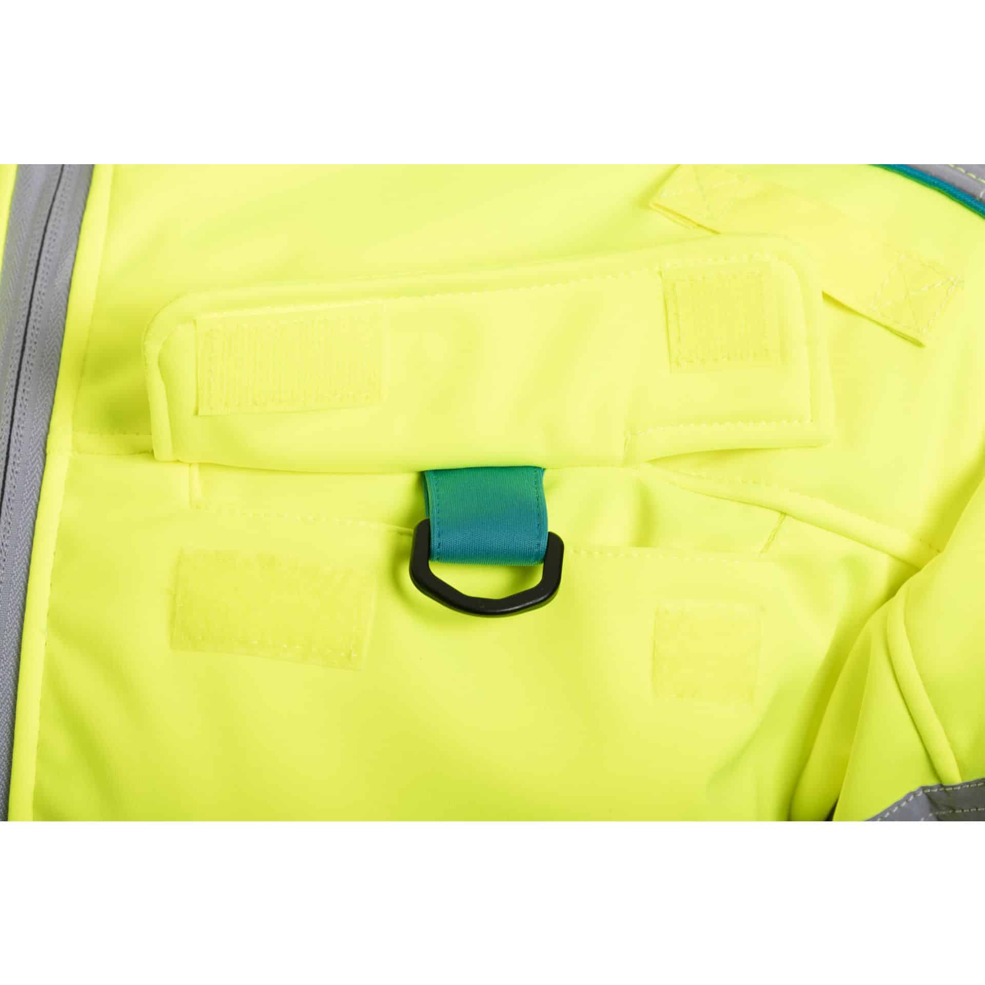 Rescuewear Softshelljacke 33759 Dynamic HiVis Klasse 3 Enamelblau / Neon Gelb – Bild 3