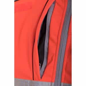Rescuewear Softshelljacke 33759 Dynamic HiVis Klasse 3 Marineblau / Neon Rot – Bild 7