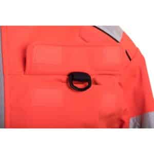 Rescuewear Softshelljacke 33759 Dynamic HiVis Klasse 3 Marineblau / Neon Rot – Bild 6